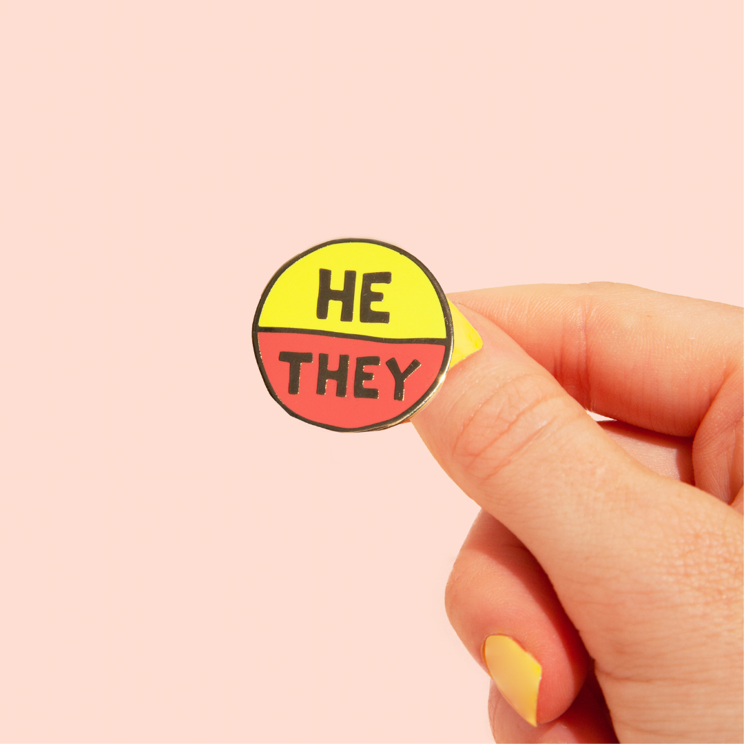 He/They Pin