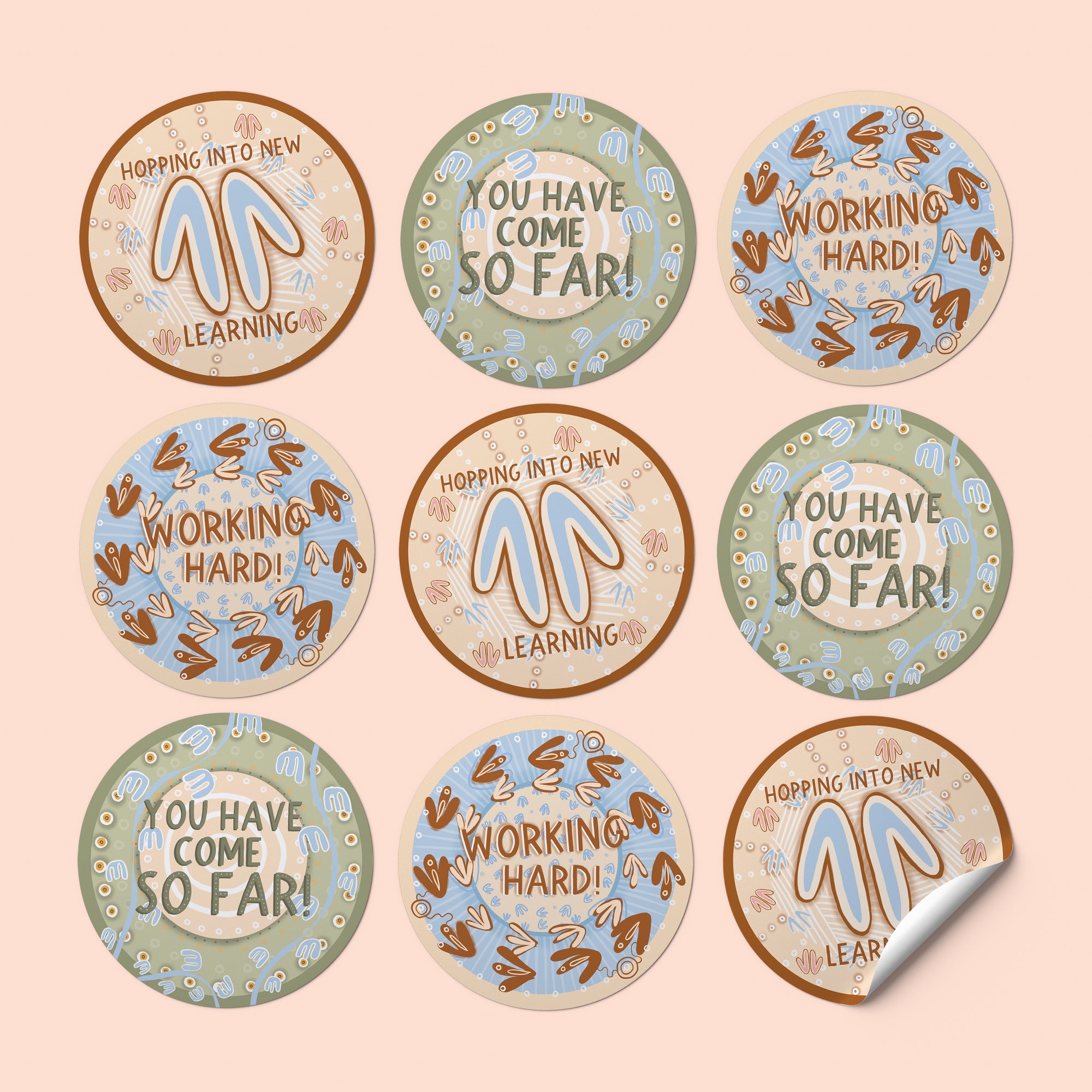 Lakkari Art Sticker Set