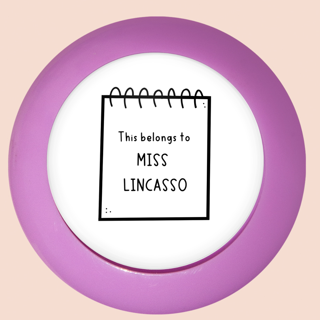 Notebook Label Stamp