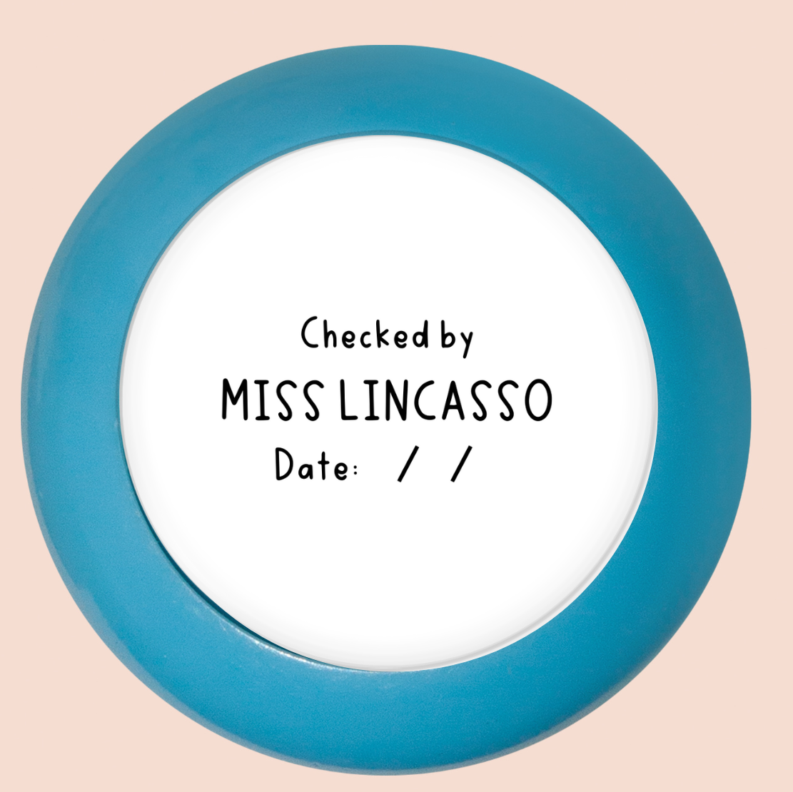 Checked and Dated Stamp