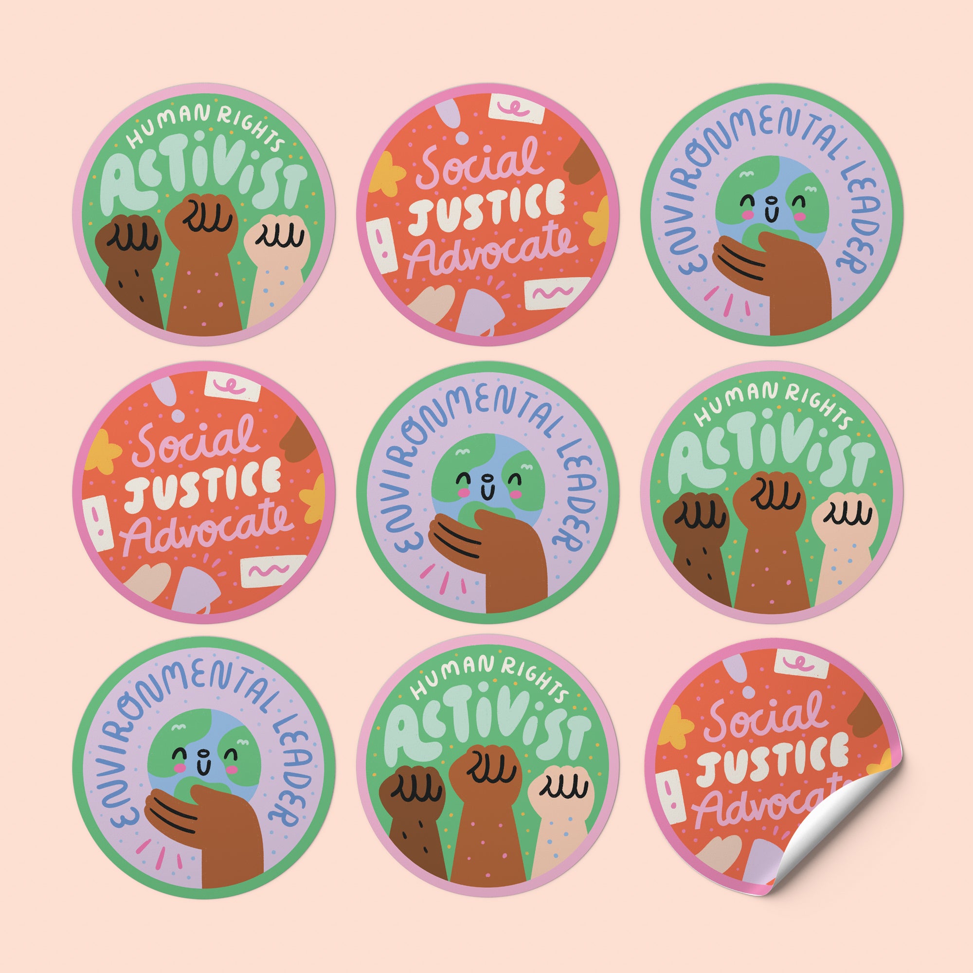 Social Justice Stickers