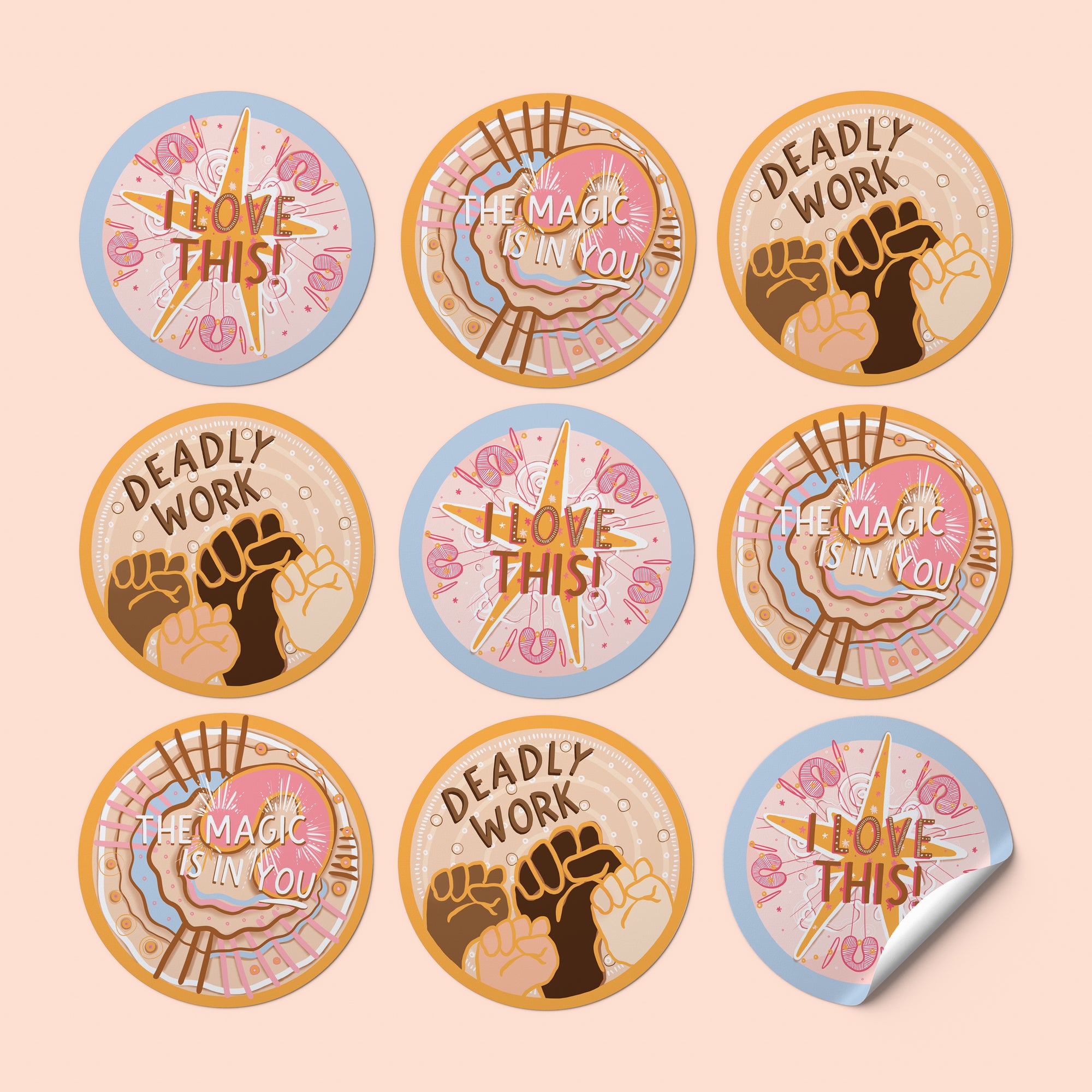 Aboriginal Merit Stickers